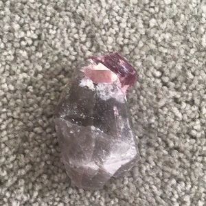 Crystal rock, with a small Crystal on the top